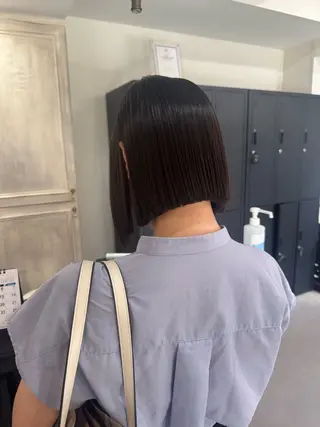 ショート カラー ハイトーンボブ美容師 /馬場 翼のヘアスタイル
