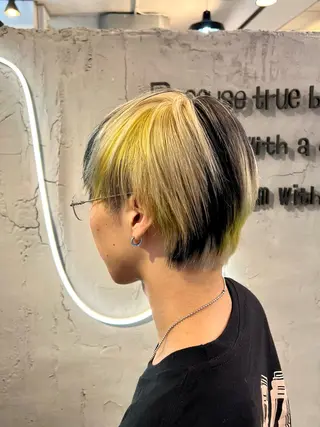 カラー メンズ 似合わせカット💙 いぐち しょうた💙のヘアスタイル