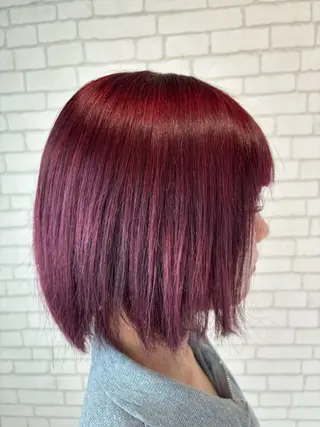 カラー 篠田 綾乃のヘアスタイル