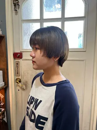 ショート 抜け感ショート パーマ/緒方椋のヘアスタイル