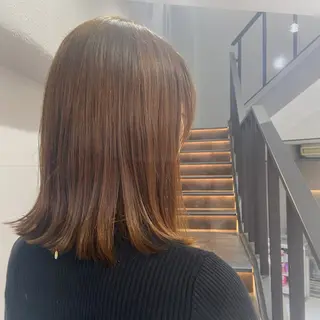 ミディアム バイエイト所属・名駅/ニュアンスパー マ/ボブ/石田のヘアスタイル