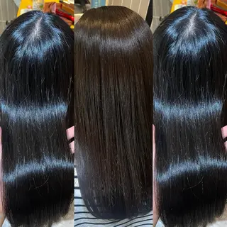 ロング カラー ラフィスヘアードープ所属・👑髪質改善wカラー /ハイトーン/アユカのヘアスタイル