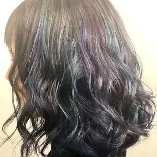 ミディアム 家田 竜のヘアスタイル