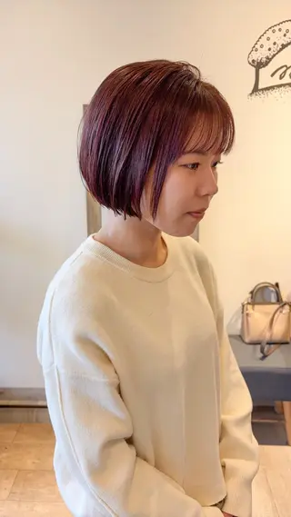 ショート カラー .iyu所属・吉祥寺ショート×小顔 🍋宮本大輔🍋のヘアスタイル