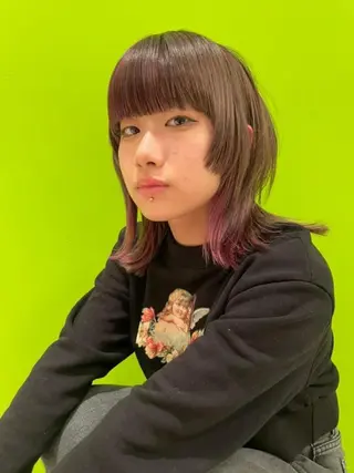 ミディアム 田邉 海斗のヘアスタイル