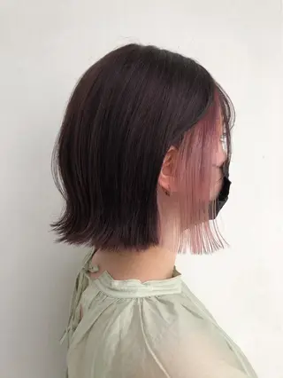 ミディアム 🤍ボブカット 🤍NANAMI🤍のヘアスタイル