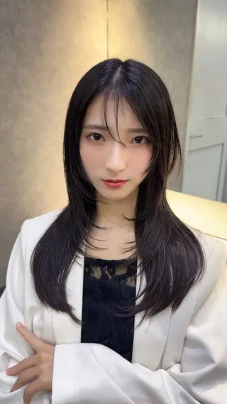 セミロング Haruna 💜のヘアスタイル