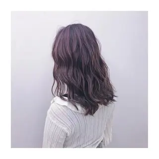 ミディアム カラー 永岡 鉄平のヘアスタイル
