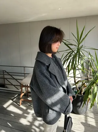 ショート カラー ⭐️海外レイヤー＆ ハイライト⭐️のヘアスタイル