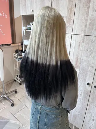 ロング カラー KANA🎀韓国 🇰🇷ハイライトのヘアスタイル