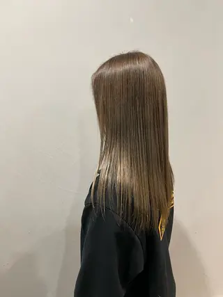 セミロング カラー ヘアアレンジ 🍀艶髪・透明感🍀 TATSUKIのヘアスタイル