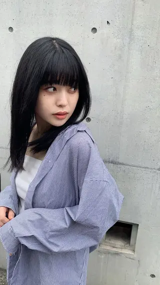 セミロング 【公式】LUCEY 川越のヘアスタイル