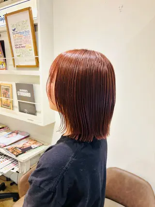 ミディアム カラー 新宿　副店長 新井彩斗のヘアスタイル