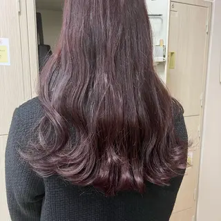 ロング カラー 似合わせ.ﾍｱｾｯﾄ 得意🌹井上美沙のヘアスタイル