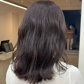 ミディアム カラー 名古屋駅【透明感 カラー】hinanoのヘアスタイル
