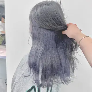 カラー 【公式】横浜 THREE🤎🕯️のヘアスタイル