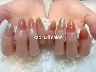 ネイル kao nail マグネット/長さだしのネイルデザイン