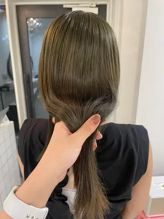 ロング カラー Koto🌿 ブリーチなしカラーのヘアスタイル