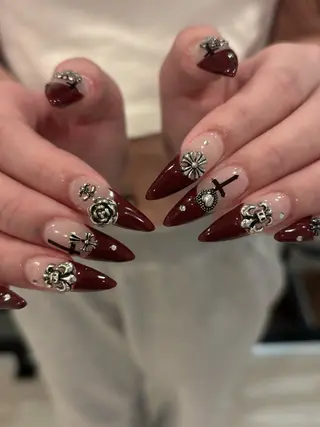 ネイル 名古屋ワンホンネイル 沙理亜のネイルデザイン