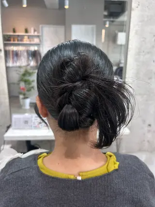 ロング ヘアアレンジ 池田 華怜のヘアスタイル