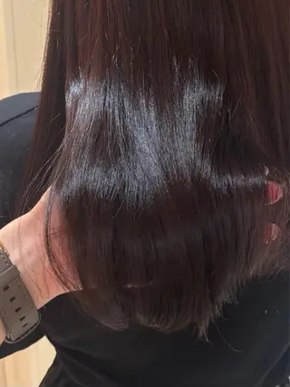 ロング カラー emu所属・𝘬𝘢𝘳𝘪𝘯 /𝙚𝙢𝙪/赤坂のヘアスタイル