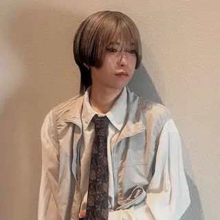 カラー メンズ 望愛/レイヤー/ハイ トーン/デザインのヘアスタイル