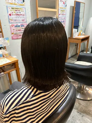 ミディアム unica by milly 【緑地公園】所属・大野 優希のヘアスタイル