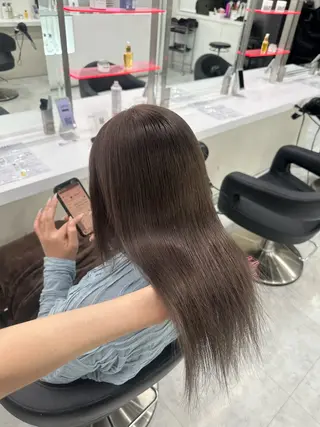 セミロング 韓国ガーリー🤍ハイ トーン🤍Ayanaのヘアスタイル