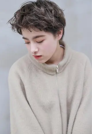 ショート カラー Genta @gegege75のヘアスタイル