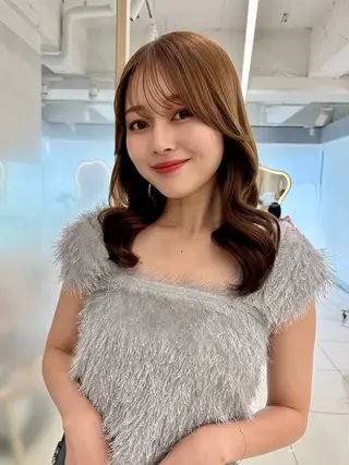 セミロング 顔周り🇰🇷韓国 レイヤー/いづみ💞のヘアスタイル