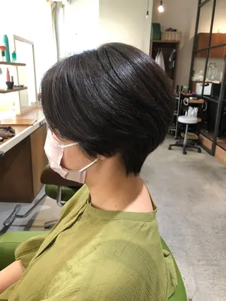 ショート カラー hair Jenny所属・森 翼のヘアスタイル