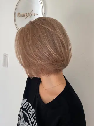 ショート カラー RIENS♡xrea 山本優舞のヘアスタイル