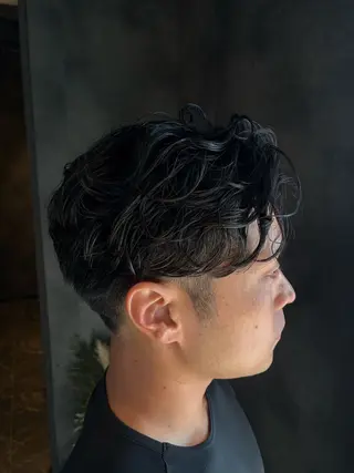 ショート パーマ メンズ 10〜30代垢抜けメ ンズヘア特化/かのんのヘアスタイル