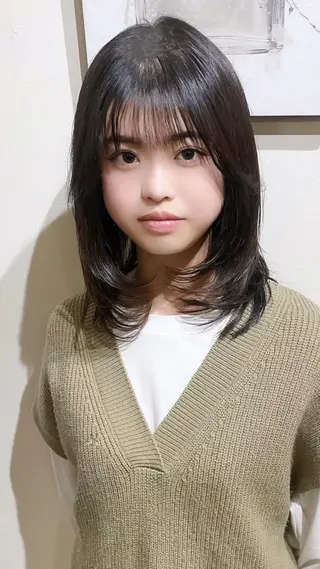 ミディアム カラー モテるブラウンカラー の達人Tomoyaのヘアスタイル