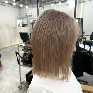 ミディアム ハイトーン✨髪質 改善🫧/RYOのヘアスタイル