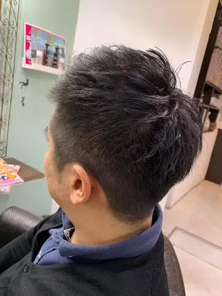 ショート メンズ R ri R takagiのヘアスタイル