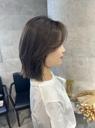 ミディアム カラー 外国人風ヘア/ 髪質改善/ayacaのヘアスタイル