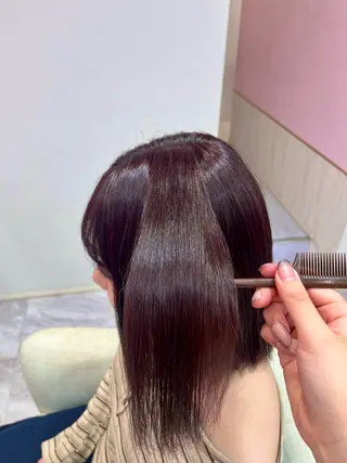 ロング 新宿/ハイトーン 韓国風/Narukaのヘアスタイル