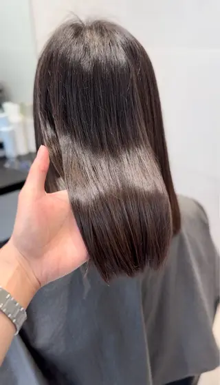 ミディアム SALOWIN 名古屋所属・パーマ落とし/ パーマ特化/丹羽舜太のヘアスタイル