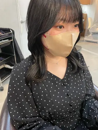 ミディアム トレンド透明感カラー ☘️大貫 昂涼🐹のヘアスタイル