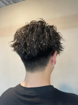 パーマ メンズ Men's hair salon First 中百舌鳥店所属・First なかもず 店 YUKIのヘアスタイル