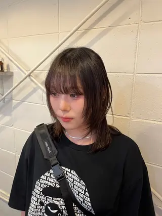 ミディアム chikashitsu所属・Junmi/ﾁｶｼﾂ /堀江のヘアスタイル