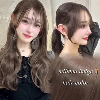 ミディアム レイヤー/韓国❣️ 髪質改善/e_kiのヘアスタイル