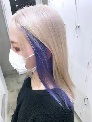 カラー 色落ち綺麗透明感カラ /ボブ/ナカツヒカルのヘアスタイル