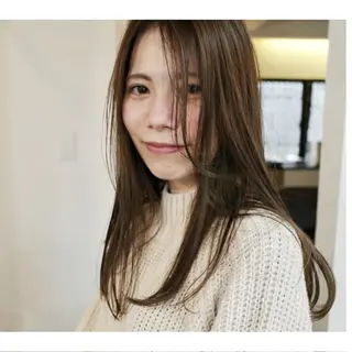 ロング カラー 柔らか・ストカール パーマ🐾カワハラのヘアスタイル