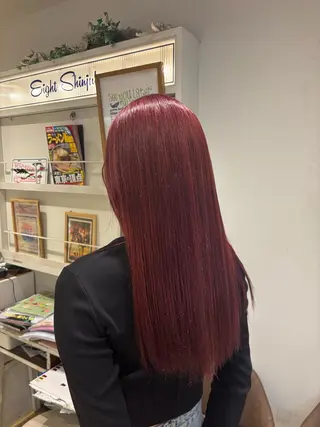ロング カラー ヘアアレンジ メンズ 新宿　副店長 新井彩斗のヘアスタイル