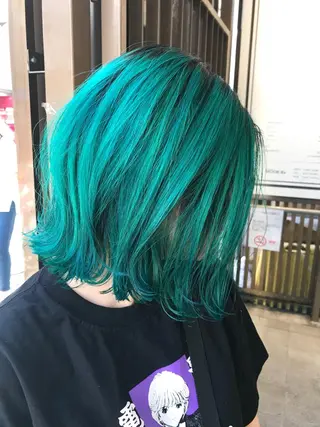 ショート カラー シールエクステ⭐️ オオミタクヤのヘアスタイル