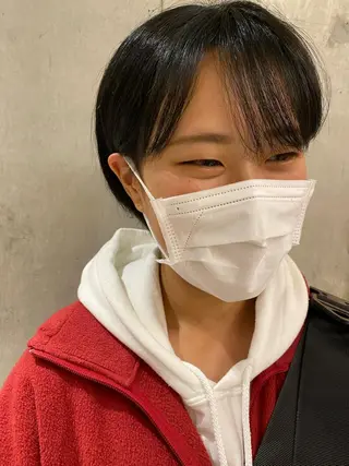 ショート カラー 透明感カラー 🩰asumiのヘアスタイル