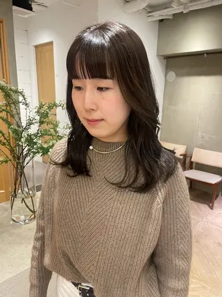 セミロング LOREN/ miuのヘアスタイル