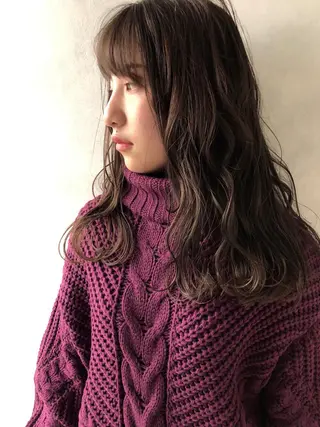 セミロング 小澤大輔 YOLO hairのヘアスタイル